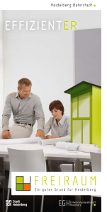 Folder Energiesparen - Heidelberg