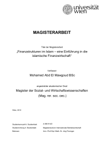 magisterarbeit