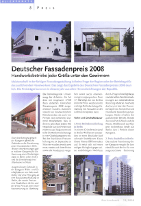 Deutscher Fassadenpreis 2008