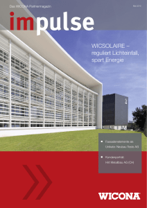 Wicona Impulse - Architekturwelten