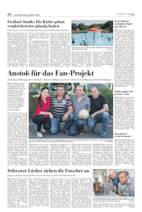 Ansto&szlig; f&uuml;r das Fan-Projekt