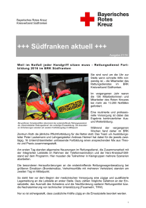 Suedfranken aktuell 2016-01 - BRK Kreisverband Südfranken