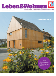 Einfach ein Haus - Vorarlberger Architektur Institut