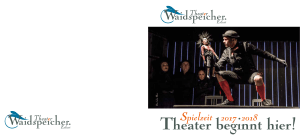 Spielzeitheft 2017 - Theater Waidspeicher