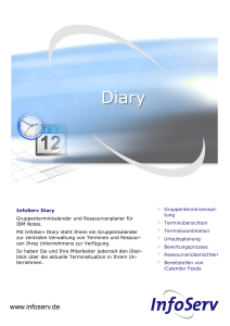InfoServ Diary