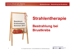 Strahlentherapie