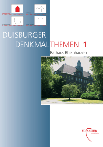 Duisburger Denkmalthemen 1