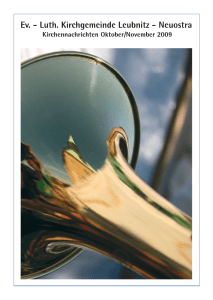 Ev. - Luth. Kirchgemeinde Leubnitz