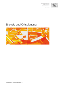 Energie und Ortsplanung