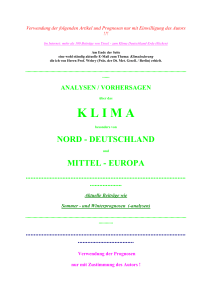 klima1 - Dr. Tiesel Wetter