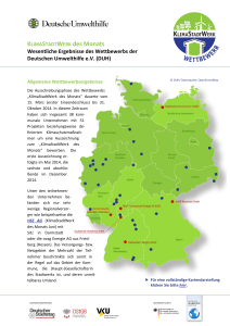 KLIMASTADTWERK des Monats