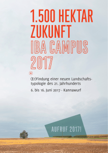 IBA-Campus Call 2017