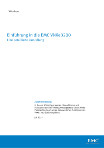 Einführung in die EMC VNXe3200