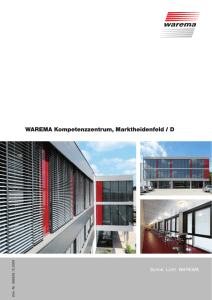 WAREMA Kompetenzzentrum, Marktheidenfeld / D
