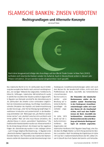 Islamische Banken: Zinsen verboten!