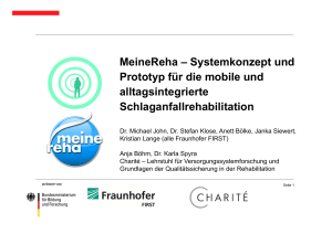 MeineReha – Systemkonzept und Prototyp für die mobile und