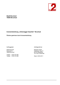 &bdquo;Hohenegger-Quartier&ldquo; Bruchsal