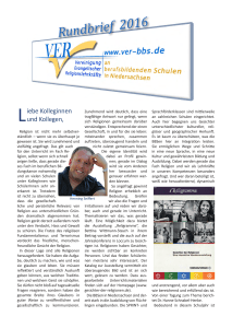 Rundbrief 2016