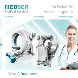 Ihr Partner für Veterinärdiagnostik 1 Gerät. 3 Funktionen.
