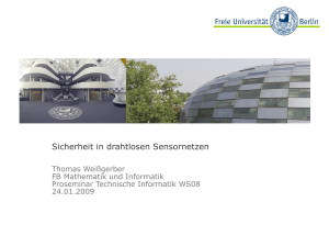 Folie 1 - Fachbereich Mathematik und Informatik