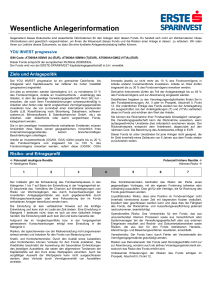 Key Investor Information: AT0000A1GMW4