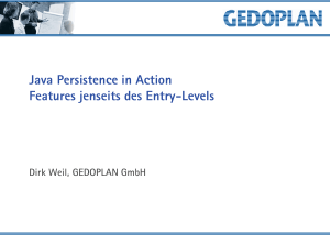Java Persistence in Action &ndash; jenseits des Entry-Levels