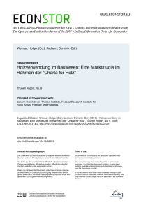 3.1 Wahrnehmung von Holz und Holzverwendung im