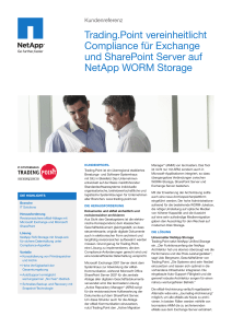 Trading.Point vereinheitlicht Compliance f&uuml;r Exchange