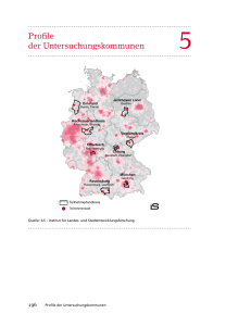 Profile der Untersuchungskommunen