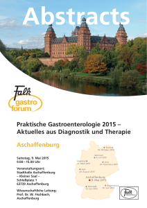 Praktische Gastroenterologie 2015 – Aktuelles aus Diagnostik und