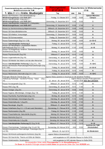 Klausurplanung WS 17_18