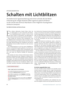 Schalten mit Lichtblitzen