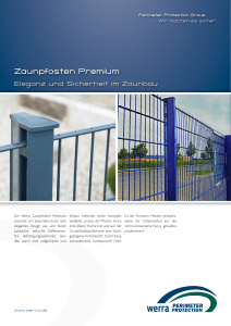 Zaunpfosten Premium - Perimeter Protection Group