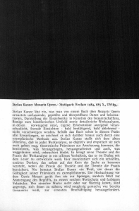 Stefan Kunze: Mozarts Opem.- Stuttgart: Reclam 1984, 685 S., DM