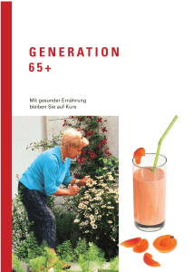 Generation 65 plus - mit gesunder Ernährung bleiben