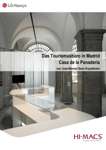 Das Tourismusbüro in Madrid Casa de la Panadería - Hi-Macs