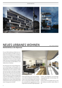neues urbanes wohnen - Architekturbüro Frank Ludwig