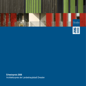 Erlweinpreis 2008 - Architekturpreis der Landeshauptstadt Dresden