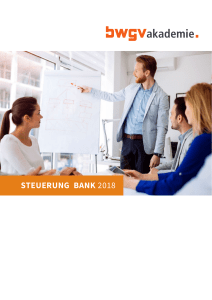 Steuerung Bank, Veranstaltungsprogramm 2018 - BWGV