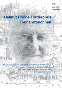 Helmut Rhode Förderpreis Freihandzeichnen