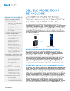 h13167 – Dell EMC ProtectPoint