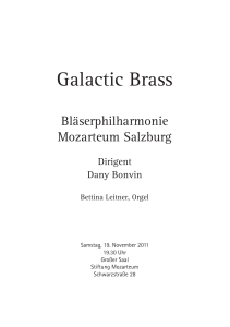 Galactic Brass - Universität Mozarteum