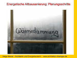 Architekturb&uuml;ro Helga Meinel