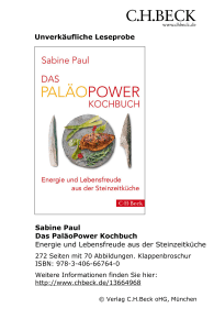 Das PaläoPower Kochbuch
