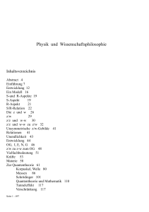 Physik und Philosophie - wissenschaftsphilosophie.de