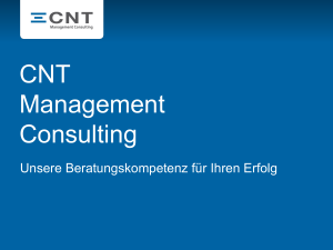 erfahren  - CNT Management Consulting