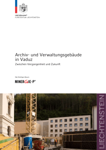 Archiv- und Verwaltungsgebäude in Vaduz