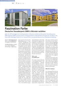 Faszination Farbe - Deutscher Fassadenpreis