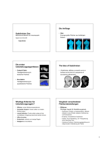 Subdivision Zoo Die Anf&auml;nge Die ersten Unterteilungsalgorithmen