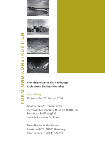 f orm und kon str uktion - Freie Akademie der Kuenste in Hamburg